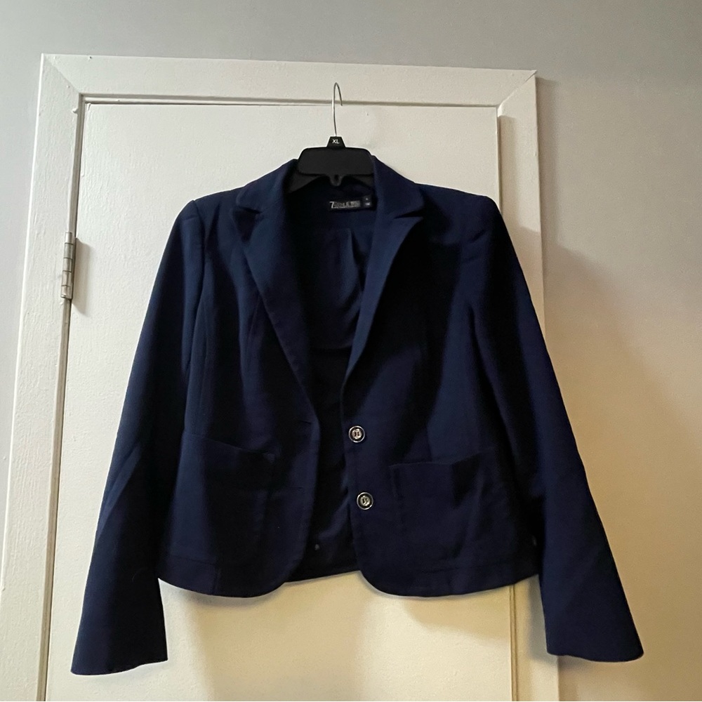 New York and Company Blue Blazor